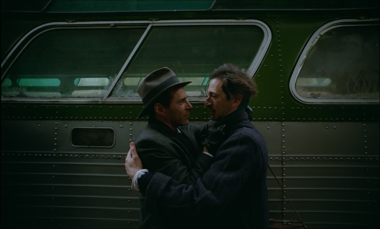 Adrien Brody & Alessandro Nivola in The Brutalist. Pic courtesy Lol Crawley, © Universal Pictures